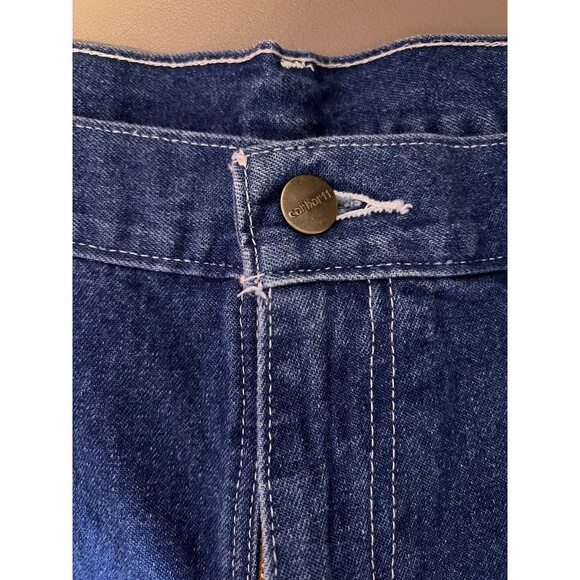 Carhartt B13 Carpenter Jeans Men’s 34x32 Loose Fit Dark Denim Work Pants DST - Picture 8 of 8